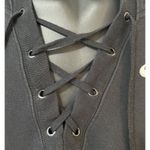 Nike NWS Club Lace Up Hoodie Women’s L Black Pullover Athletic Style 929531-010 Photo 5