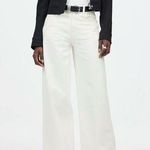 Madewell NWT Women's High Waist Superwide-Leg Jeans White Size 33 Summer Preppy Photo 0