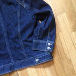 Chico's Chico’s Dark Wash Denim Jacket with Rhinestone button accent size 0 Photo 7