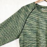 Zyia Women Long Sleeve Top Large Green Gymcore Athleisure Hiking Running Workout Photo 2