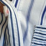 J.Crew Classic-fit cotton poplin shirtdress blue mixed stripe 0 XS Photo 8