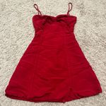 ZARA  red tie back mini dress  Photo 0