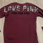 Victoria's Secret  PINK Maroon Sweatshirt Photo 2