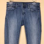 The Kooples Women's Short Fit Distressed Medium Wash Skinny Denim Jeans Photo 1