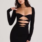 House Of CB  Elize Black Mini Dress Size Large Photo 0