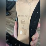 Bebe TARA SUBKOFF x Collab Swarovski Crystal & Bow Platform Peep Toe Stilettos Photo 5