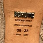 Schutz  tan fringe leather‎ platform heels women’s size U.S. 7 party western Photo 6