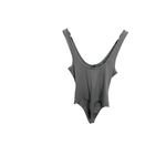 Dress Forum  Women's Gray Scoop Neck Sleeveless Bodysuit One-Piece Size S NEW Photo 1