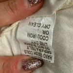 Via Signoria Cream Floral Purple Green Flowers Silk Sleeveless Halter Top size M Size M Photo 9