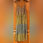ZARA Multicolor Patchwork Sleeveless Lightweight Cotton Midi Dress Size Medium Photo 12
