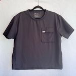 FIGS Technical Collection Black Scrub Top M Pocket Tee Unisex Medical Workwear Photo 0