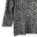 Eileen Fisher  - Black / Silver Karma Shimmer Knit Sweater - Small Photo 2