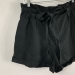 Club Monaco Black Paperbag Waist Andree Shorts Photo 3