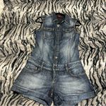 Guess  Denim Sleeveless Jumpsuit Photo 0