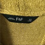 F & F Mustard Yellow Sweater with Side Button Accents Size 6 Orange Photo 2