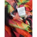 Louisa Ballou NEW Silk Cotton Midi Wrap Skirt Swim Coverup One Size Fits Most Red Photo 5