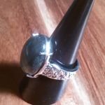 Madagascar Fire Labradorite Stainless Steel Ring (Size 8) Photo 11