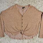 Urban Outfitters Out From Under Jojo Oversized Thermal Button Down Front Top Photo 1