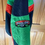 Vintage Arctic Cat Snowmobile Women's ZL Short Jacket Size Large Black Photo 7