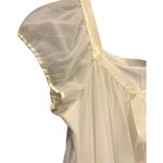 Vintage 50's Gotham Gold Stripe Ivory Chiffon Bridal Boudoir Nightgown Peignoir White Size undefined Photo 2