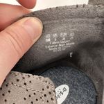 Dr. Scholls Dr. Scholl’s Gray Faux Suede Ankle Boots Booties Cutout Perforated Size 8M Photo 8