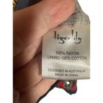 Tigerlily Red Floral Paisley Long Sleeve Full Zip Lightweight Jacket Women Sz 6 Photo 8