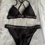 Kendall + Kylie Black Bikini Set  Photo 0