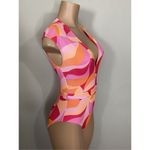 Sanctuary New.  colorful Geometric one piece. Small. Retails $125 Photo 5