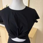 YEAR OF‎ OURS Black Post Studio Cut Out Mini Dress Bodycon Size Small Photo 4
