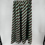 Anthropologie  Anupamaa Minted Terra Maxi Skirt Striped A Line Silk Green XS Photo 4
