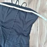 Guess | Strapless Black Corset Dress Mini Lace Up Back Boning | Size Medium Photo 4
