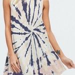 Phil Love  Sleeveless Tie Dye Swing Dress Blue White Size Small NWT Photo 0
