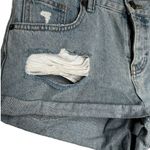 Amuse Society ‎ Destroyed Denim Shorts Photo 1