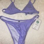 3 Piece Bathing Suit Purple Photo 1