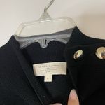 Sézane La Maille Sezane Jaelle black knit wool sweater dress size Small Photo 5