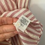 Xirena Channing Shirt Pink Cream Stripe Button Down Blouse Short Sleeve Small Photo 10