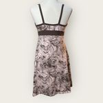 Patagonia  Eshie Organic Cotton Dress Women’s Size Medium Brown Trim V Neck Photo 1