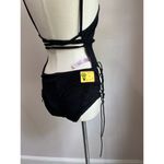 Fenty Savage 70s Terry Strappy Back Teddy In Black With Matching Shorts Size XL Photo 5