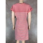 Levi's  Cotton Short Sleeve Red/White Striped Shirt Dress NWT Photo 3