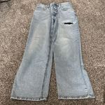 Wild Fable Light Blue Straight Leg Distressed Denim Jeans Pants Women’s Size 6 Photo 0