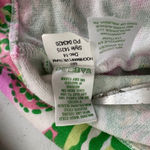 Lilly Pulitzer Women Small Sweatshirt Quarter Zip Pullover Green Floral Print Photo 7