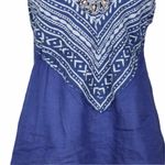 Free People  Beaded Lace Up Cut Out Top Size XS Photo 1