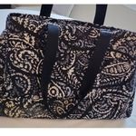 Vera Bradley Traveler Bag Paisley Noir Laptop Sleeve Carry-On Top compartments Photo 0