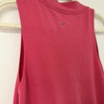 Nike Women’s  Dri-Fit fleece Yoga Pink Sleeveless Jumpsuit with Tie Belt Medium Photo 9