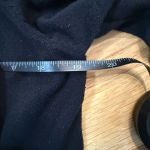 Alfani  Black Cardigan with zipper detail and faux leather elbow patches- Small Photo 6