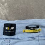 Maeve Pants Womens 34 Blue The Colette Wide Leg High Rise Stretchy Classic Photo 2