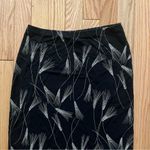 Ann Taylor  Sz XS Black & Cream Rayon Pullover Skirt--Above the Knee Photo 2