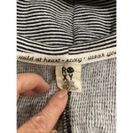 Roxy The Cuddle jacket Women’s Medium Hooded Peacoat Navy White Striped Nautical Photo 5