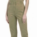 Young Fabulous and Broke YFB Jumpsuit Womens Small Olive Utility Short Sleeve Photo 0