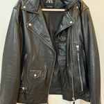 ZARA Leather Jacket Photo 3